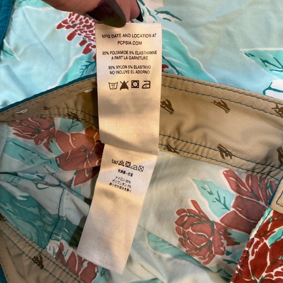 Patagonia Wavefarer Floral Boardshorts Men’s Size 36 Surf Swim Trunks Quick-Dry - Picture 6 of 7